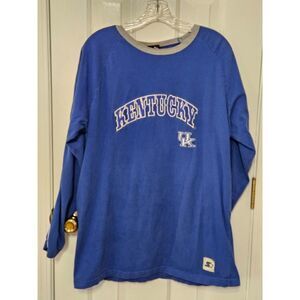 90's STARTER long sleeve - University of Kentucky Top Size LARGE